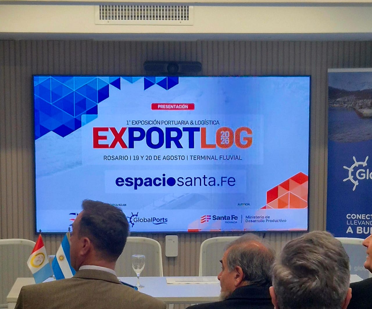 La Asociación de Prácticos estuvo presente en el lanzamiento de Exportlog 2026 en Buenos Aires